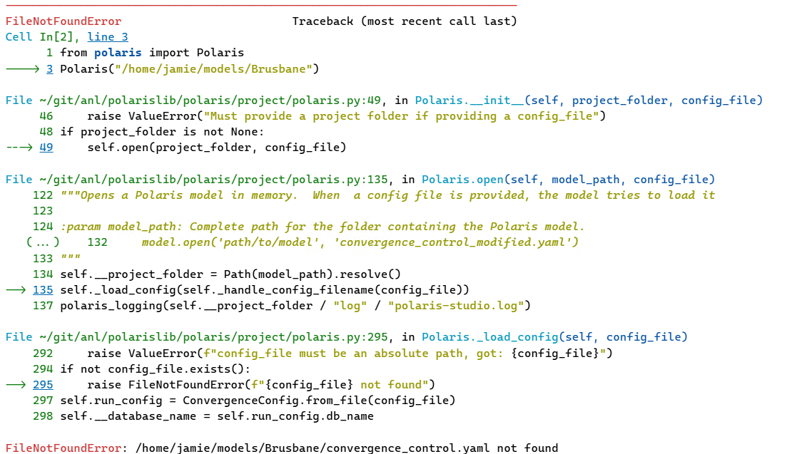 Intimidating error message